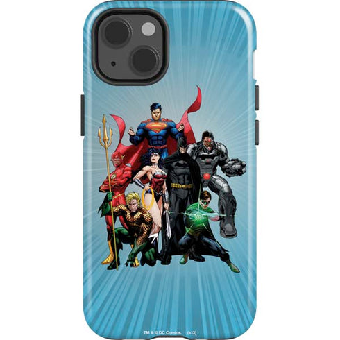 Justice League Heroes Stance 1 iPhone 15 Impact Case